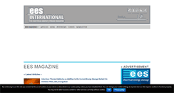 Desktop Screenshot of ees-magazine.com